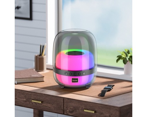 Портативна колонка HOCO BS58 Crystal colorful luminous BT speaker Magic Black Night (6942007600552) Портативна колонка HOCO BS58 Crystal colorful luminous BT speaker Magic Black Night (6942007600552)