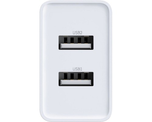 Мережевий зарядний пристрій Baseus Speed Mini Dual U Charger 10.5W White (CCFS-R02) Мережевий зарядний пристрій Baseus Speed Mini Dual U Charger 10.5W White (CCFS-R02)