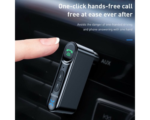 Bluetooth ресивер Baseus Qiyin AUX Car Bluetooth Receiver Black (WXQY-01) 