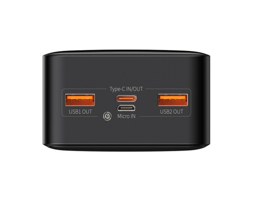 Зовнішній акумулятор Baseus Bipow Digital Display Power bank 30000mAh 20W Black (PPDML-N01) Зовнішній акумулятор Baseus Bipow Digital Display Power bank 30000mAh 20W Black (PPDML-N01)