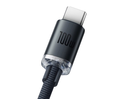 Кабель Baseus Crystal Shine Series Fast Charging Data Cable USB to Type-C 100W 2m Black (CAJY000501) Кабель Baseus Crystal Shine Series Fast Charging Data Cable USB to Type-C 100W 2m Black (CAJY000501)