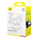 Мережевий зарядний пристрій Baseus Palm Fast Charger C+U 30W EU Moon White (with Baseus Mini White Cable USB-C to USB-C 60W (20V/3A) 1m Moon White) (P1011160A213-01)