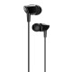 Навушники Usams EP-37 In-ear Plastic Earphone 1.2M Black (HSEP3701)
