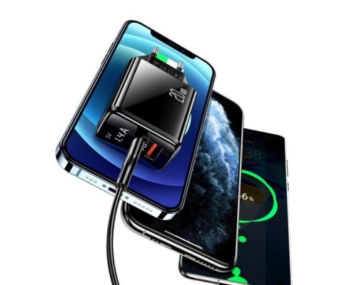Мережевий зарядний пристрій Usams US-CC133 T40 18W QC3.0+PD Digital Display Fast Charger (EU) Black (CC133TC01) Мережевий зарядний пристрій Usams US-CC133 T40 18W QC3.0+PD Digital Display Fast Charger (EU) Black (CC133TC01)