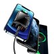 Мережевий зарядний пристрій Usams US-CC133 T40 18W QC3.0+PD Digital Display Fast Charger (EU) Black (CC133TC01)