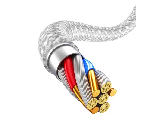 Кабель Baseus Dynamic Series Fast Charging Data Cable USB to iP 2.4A 1m White (CALD000402) Кабель Baseus Dynamic Series Fast Charging Data Cable USB to iP 2.4A 1m White (CALD000402)
