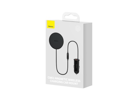 Тримач для мобiльного Baseus CW01 Magnetic Wireless Charging Car Mount 40W (Wireless Charging 15w+USB-A 25W) Black (SUCX040001) Тримач для мобiльного Baseus CW01 Magnetic Wireless Charging Car Mount 40W (Wireless Charging 15w+USB-A 25W) Black (SUCX040001)