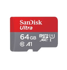 Карта пам'яті microSDXC (UHS-1) SanDisk Ultra 64Gb class 10 A1 (100Mb/s, 667x) (SDSQUAR-064G-GN6MN)