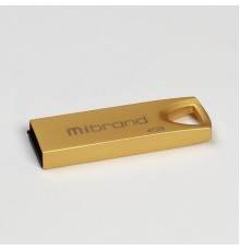 Флеш-накопичувач Mibrand USB 2.0 Taipan 4Gb Gold (MI2.0/TA4U2G)