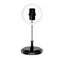 Кільцева світлодіодна LED лампа Usams US-ZB120 Stretchable Selfie Ring Light Black (ZB120ZJ01)