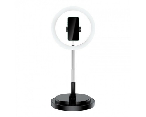 Кільцева світлодіодна LED лампа Usams US-ZB120 Stretchable Selfie Ring Light Black (ZB120ZJ01)
