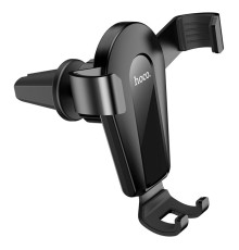 Тримач для мобільного HOCO CA92 Gold shield air outlet gravity holder Black (6931474753472)