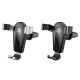 Тримач для мобільного HOCO CA92 Gold shield air outlet gravity holder Black (6931474753472)