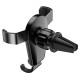 Тримач для мобільного HOCO CA92 Gold shield air outlet gravity holder Black (6931474753472)