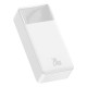 Зовнішній акумулятор Baseus Bipow Digital Display Fast Charge Power Bank 30000mAh 20W White (PPBD050402)