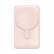 Зовнішній акумулятор Baseus Magnetic Bracket Wireless Fast Charge Power Bank 10000mAh 20W Pink (PPCX000204)