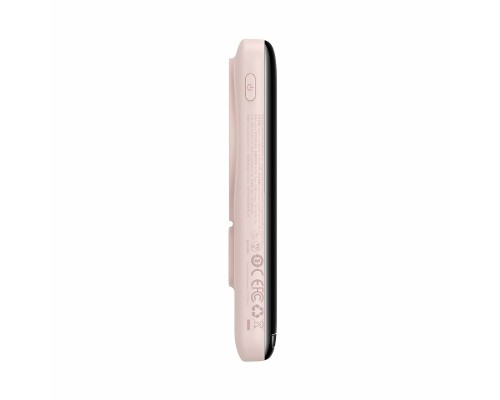 Зовнішній акумулятор Baseus Magnetic Bracket Wireless Fast Charge Power Bank 10000mAh 20W Pink (PPCX000204) Зовнішній акумулятор Baseus Magnetic Bracket Wireless Fast Charge Power Bank 10000mAh 20W Pink (PPCX000204)