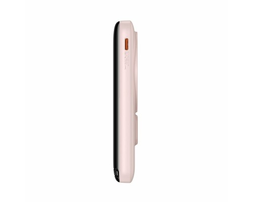 Зовнішній акумулятор Baseus Magnetic Bracket Wireless Fast Charge Power Bank 10000mAh 20W Pink (PPCX000204) Зовнішній акумулятор Baseus Magnetic Bracket Wireless Fast Charge Power Bank 10000mAh 20W Pink (PPCX000204)