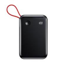Зовнішній акумулятор Baseus Mini S Digital Display 3A Power Bank 10000mAh (With Type-C Cable)Black (PPXF-A01)
