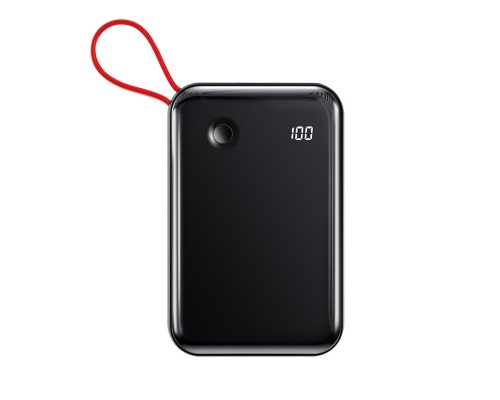 Зовнішній акумулятор Baseus Mini S Digital Display 3A Power Bank 10000mAh (With Type-C Cable)Black (PPXF-A01) Зовнішній акумулятор Baseus Mini S Digital Display 3A Power Bank 10000mAh (With Type-C Cable)Black (PPXF-A01)