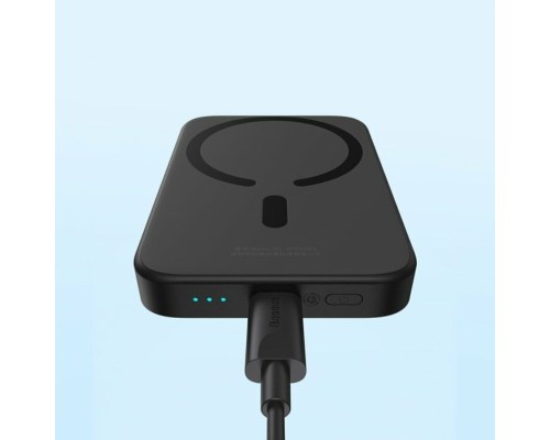 Зовнішній акумулятор Baseus Magnetic Wireless Charging Power bank 6000mAh 20W With Cable Black (PPCX020001) Зовнішній акумулятор Baseus Magnetic Wireless Charging Power bank 6000mAh 20W With Cable Black (PPCX020001)