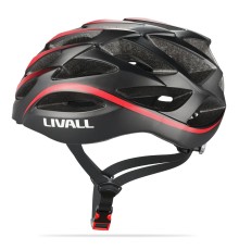 Захисний шолом Livall BH62 NEO (L) Black&amp;Red (55-61см), акустика, мікрофон, сигнали поворотів та стопів, додаток, пульт BR80, Bluetooth (LIV-TBH62N-1041)