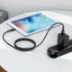 Кабель ACEFAST C4-01 Type-C to iP 3A, 30W, 1.8m, nylon, zinc connectors, Black (6974316281306)