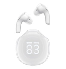 Бездротові навушники ACEFAST T9 Crystal (Air) color bluetooth earbuds Porcelain White (6974316282549)