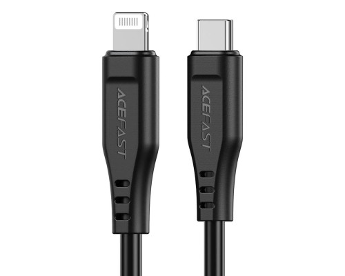 Кабель ACEFAST C3-01 Type-C to iP 3A, 30W, TPE, TPE connectors, Black (6974316280804) Кабель ACEFAST C3-01 Type-C to iP 3A, 30W, TPE, TPE connectors, Black (6974316280804)