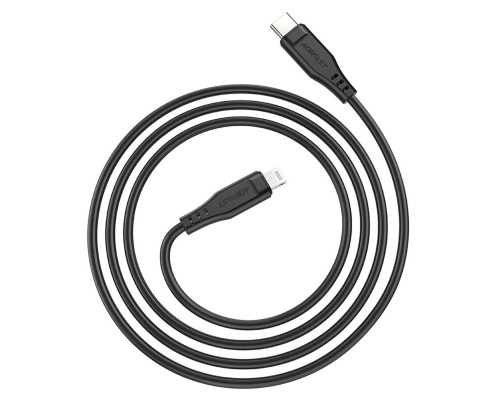 Кабель ACEFAST C3-01 Type-C to iP 3A, 30W, TPE, TPE connectors, Black (6974316280804) Кабель ACEFAST C3-01 Type-C to iP 3A, 30W, TPE, TPE connectors, Black (6974316280804)