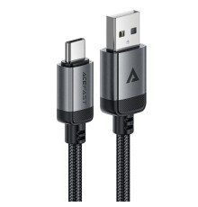 Кабель ACEFAST C20-04 USB-A to USB-C aluminum alloy charging data cable Black (6974316283782)