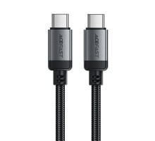 Кабель ACEFAST C20-03 USB-C to USB-C aluminum alloy charging data cable Black (6974316283775)