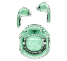 Бездротові навушники ACEFAST T8 Crystal color (2) bluetooth earbuds Mint Green (AFT8MG) 