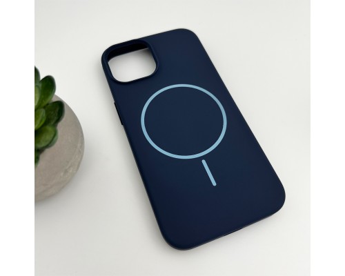 Чохол для смартфона Cosmic Silicone Case Magnetic for Apple iPhone 15 8,Dark Blue (SilMag15-8)