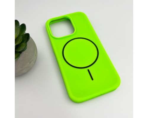 Чохол для смартфона Cosmic Silicone Case Magnetic for Apple iPhone 15 Pro 53,Shiny Green (SilMag15P-53)