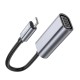 Кабель-перехiдник HOCO UA21 Origin Type-C to VGA converter Metal Gray (6931474784100)