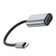 Кабель-перехiдник HOCO UA21 Origin Type-C to VGA converter Metal Gray (6931474784100)