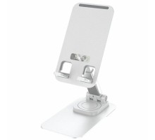 Тримач для телефона HOCO PH50 Ivey folding rotatable desktop holder White (6931474782878)