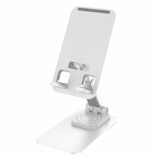 Тримач для телефона HOCO PH50 Ivey folding rotatable desktop holder White (6931474782878)