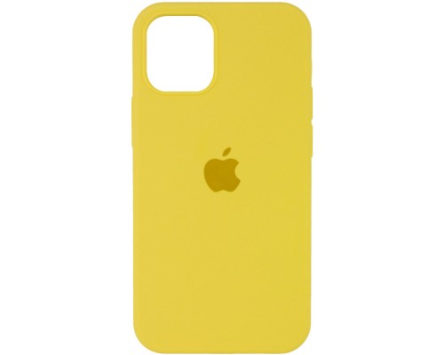 Чохол для смартфона Silicone Full Case AA Open Cam for Apple iPhone 12 Pro 56,Sunny Yellow (FullOpeAAi12P-56)