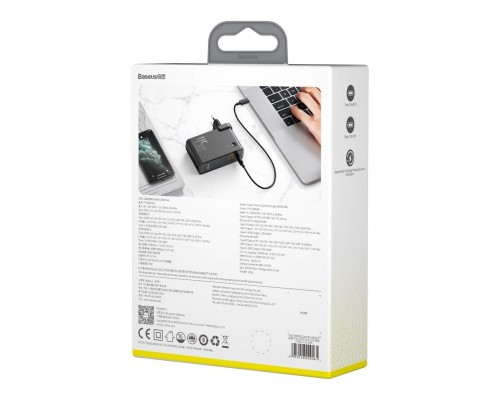 Зарядний пристрій Baseus Power Station(GaN)2 in1 Q.C. Power bank & Charger C+U 10000mAh 45W Black (PPNLD-C01) Зарядний пристрій Baseus Power Station(GaN)2 in1 Q.C. Power bank & Charger C+U 10000mAh 45W Black (PPNLD-C01)
