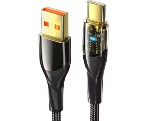 Кабель ESSAGER TD01-P USB to Type-C 100W black (EXCT-TD01-P) Кабель ESSAGER TD01-P USB to Type-C 100W black (EXCT-TD01-P)