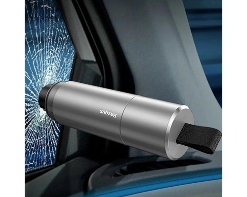 Автомобільний молоток Baseus Sharp Tool Safety Hammer Silver (CRSFH-0S)