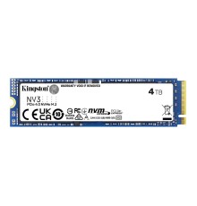 Накопичувач SSD M.2 Kingston NV3 4000GB NVMe 2280 PCIe 4.0 x4 3D NAND (SNV3S/4000G)