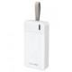 Зовнішній акумулятор REMAX Pure Series PD20W+QC18W Multi-compatible Fast Charging Power Bank 30000Mah RPP-289 White (RPP-289 White)