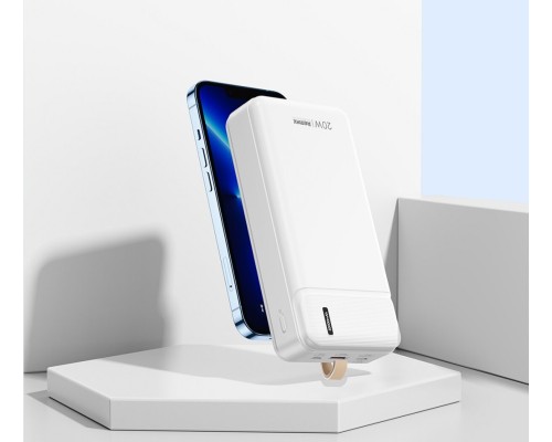 Зовнішній акумулятор REMAX Pure Series PD20W+QC18W Multi-compatible Fast Charging Power Bank 30000Mah RPP-289 White (RPP-289 White) Зовнішній акумулятор REMAX Pure Series PD20W+QC18W Multi-compatible Fast Charging Power Bank 30000Mah RPP-289 White (RPP-289 White)