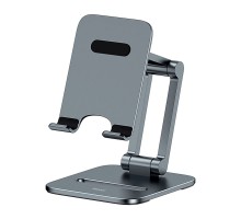 Тримач для мобiльного Baseus Desktop Biaxial Foldable Metal Stand (for Phones) Grey (LUSZ000013)