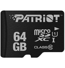 Карта пам'яті microSDXC (UHS-1) Patriot LX Series 64Gb class 10 (PSF64GMDC10)