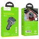 АЗП з FM-модулятором HOCO E67 Fighter QC3.0 18W car BT FM transmitter Black (6931474762122)