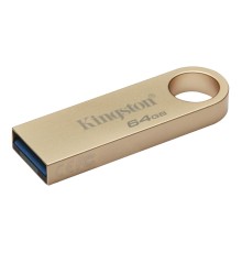 Флеш-накопичувач Kingston USB 3.2 SE9 G3 64GB 220MB/s Metal/Gold (DTSE9G3/64GB)